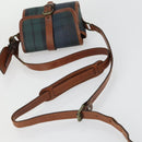 Polo Ralph Lauren Check Shoulder Bag PVC Green Auth am10430-7