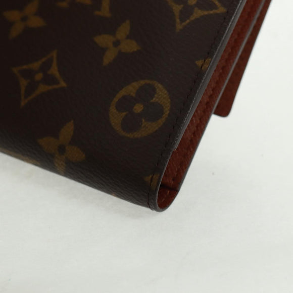 LOUIS VUITTON Monogram Porte Tresol International Wallet M61215 LV Auth am10437V