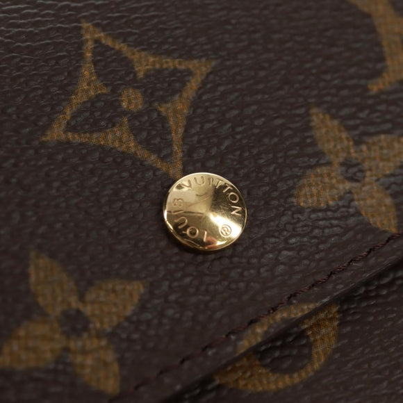 LOUIS VUITTON Monogram Porte Tresol International Wallet M61215 LV Auth am10437V