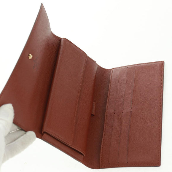 LOUIS VUITTON Monogram Porte Tresol International Wallet M61215 LV Auth am10437V