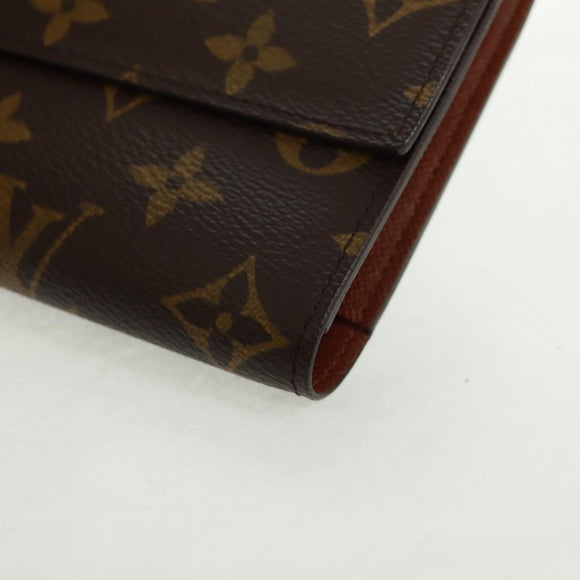 LOUIS VUITTON Monogram Porte Tresol International Wallet M61215 LV Auth am10437V