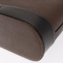 BURBERRY Shoulder Bag Leather Brown Gold Auth am10439-11