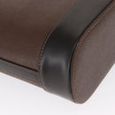 BURBERRY Shoulder Bag Leather Brown Gold Auth am10439-12