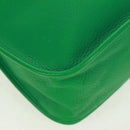 LOEWE Granada Shoulder Bag Leather Gold Green Auth am10441V-15