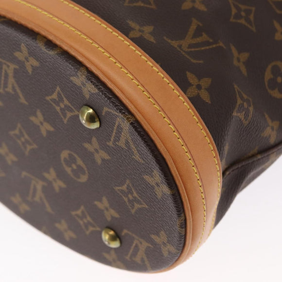 LOUIS VUITTON Monogram Bucket PM Shoulder Bag M42238 LV Auth am10443