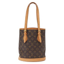 LOUIS VUITTON Monogram Bucket PM Shoulder Bag M42238 LV Auth am10443-2
