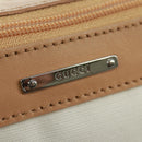 GUCCI Accessoiretas Canvas Leer Beige Zilver 92820 Auth am10445V-17