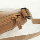 GUCCI Accessory Pouch Canvas Leather Beige Silver 92820 Auth am10445V-15