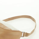 GUCCI Accessoiretas Canvas Leer Beige Zilver 92820 Auth am10445V-8