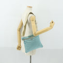 PRADA Shoulder Bag Nylon Light Blue Silver Auth am10448-21