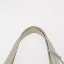 PRADA Tote Bag Nylon White Silver Auth am10449-8