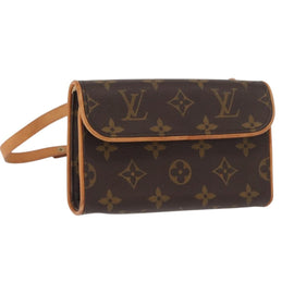 LOUIS VUITTON Monogram Pochette Florentine Waist bag M51855 LV Auth am10458