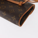 LOUIS VUITTON Monogram Pochette Florentine Hüfttasche M51855 LV Auth am10458-17