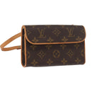 LOUIS VUITTON Monogram Pochette Florentine Hüfttasche M51855 LV Auth am10458-1