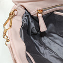 Miu Miu Hand Bag Patent leather 2way Pink Gold Auth am10466V-25