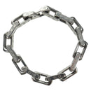 LOUIS VUITTON Monogram Bracelet Chain Bracelet Silver M00309 LV Auth am10470M-1