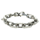 LOUIS VUITTON Monogram Bracelet Chain Bracelet Silver M00309 LV Auth am10470M-2