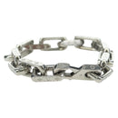 LOUIS VUITTON Monogram Bracelet Chain Bracelet Silver M00309 LV Auth am10470M-3
