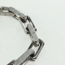 LOUIS VUITTON Monogram Bracelet Chain Bracelet Silver M00309 LV Auth am10470M-5