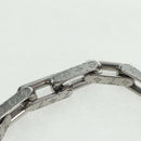 LOUIS VUITTON Monogram Bracelet Chain Bracelet Silver M00309 LV Auth am10470M-6