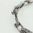 LOUIS VUITTON Monogram Bracelet Chain Bracelet Silver M00309 LV Auth am10470M-7
