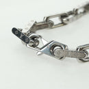 LOUIS VUITTON Monogram Bracelet Chain Bracelet Silver M00309 LV Auth am10470M-8