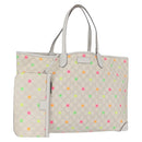 GUCCI GG Supreme Star Tote Bag PVC White 309407 Auth am10476-1