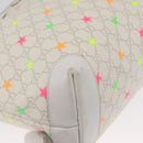 GUCCI GG Supreme Star Tote Bag PVC White 309407 Auth am10476-10