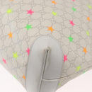GUCCI GG Supreme Star Tote Bag PVC White 309407 Auth am10476-11