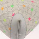 GUCCI GG Supreme Star Tote Bag PVC White 309407 Auth am10476-13