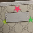 GUCCI GG Supreme Star Tote Bag PVC White 309407 Auth am10476-14