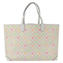 GUCCI GG Supreme Star Tote Bag PVC White 309407 Auth am10476-3