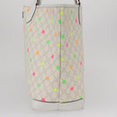 GUCCI GG Supreme Star Tote Bag PVC White 309407 Auth am10476-4