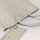 GUCCI GG Supreme Star Tote Bag PVC White 309407 Auth am10476-6