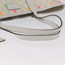 GUCCI GG Supreme Star Tote Bag PVC White 309407 Auth am10476-7