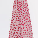 CARTIER PANTHERE Bandeau Scarf Silk Pink Auth am10479V-4