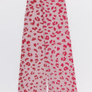 CARTIER PANTHERE Bandeau Scarf Silk Pink Auth am10479V-7