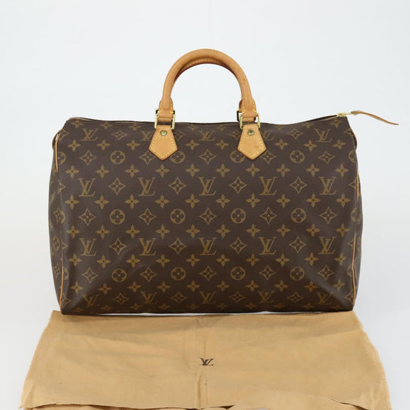 LOUIS VUITTON Monogram Speedy 40 Hand Bag M41522 LV Auth am10484V