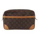 LOUIS VUITTON Monogram Compiegne 28 Clutch Bag M51845 LV Auth am10490-13