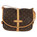 LOUIS VUITTON Monogram Saumur 30 Shoulder Bag M42256 LV Auth am10497-2