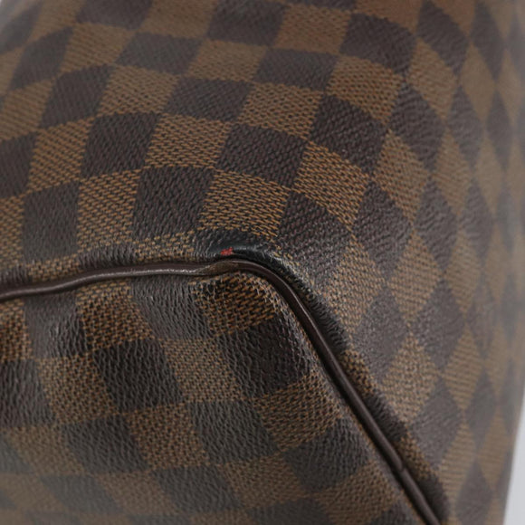 LOUIS VUITTON Damier Ebene Speedy 25 Hand Bag N41532 LV Auth am10499