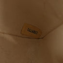 CHANEL Matelasse Turn Lock Chain Bag Lamb Skin White Gold CC Auth am10500-12
