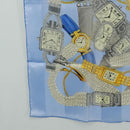 CARTIER Scarf Silk Blue Auth am10502V-8