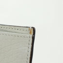 FENDI FILA Collaboration Wallet Leather White Gold 8M0395 Auth am10503V-10