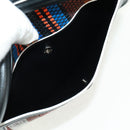 TOD’S Double T Hand Bag Leather 2way Silver Black FP2833 Auth am10504V-15