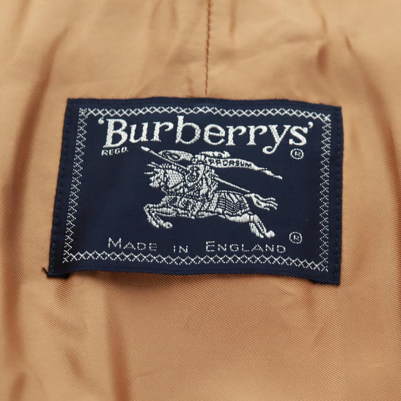 Burberrys Liner Best Nova Check Wool Beige Auth am10505V