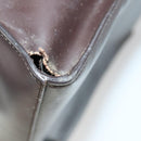 PRADA Cartier Gucci Bag Patent leather 3 Set Black Brown Bordeaux Auth am10507-23