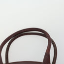 PRADA Cartier Gucci Bag Patent leather 3 Set Black Brown Bordeaux Auth am10507-6