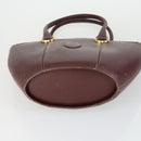 PRADA Cartier Gucci Bag Patent leather 3 Set Black Brown Bordeaux Auth am10507-7