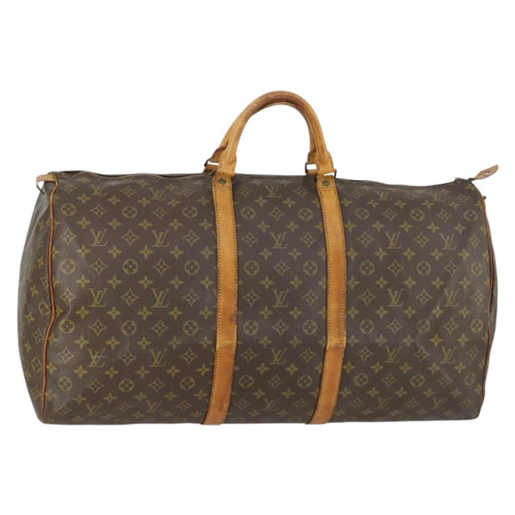 LOUIS VUITTON Monogram Keepall 60 Boston Bag Vintage M41422 LV Auth am10509